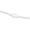 Mini connexion pour chainette à boule recoupée - Lot de 4 - Marron