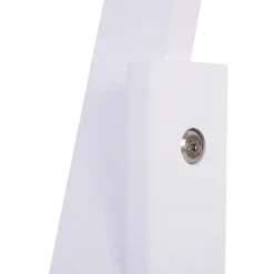 Miroir à pied inclinaison réglable dim. 47L x 46l x 148H cm MDF blanc
