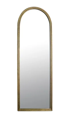 Miroir arc style arrondi effet doré Windows L.60 x H.170 x ep.5 cm