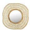 Miroir cercles aluminium 83x83x2cm