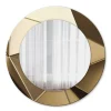 Miroir Circulaire avec Cadre Imprimé Décoratif Tulup 50 cm - 36 cm Abstraction Moderne