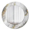 Miroir Circulaire avec Cadre Imprimé Décoratif Tulup 50 cm - 36 cm Motif Marbré