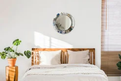 Miroir Circulaire avec Cadre Imprimé Décoratif Tulup 50 cm - 36 cm Vitrail