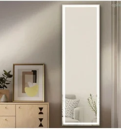 Miroir complet avec lumière LED frontale - lumière blanche neutre (4000K) - 160 x 50cm - Modèle Paris