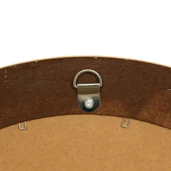 Miroir convexe Drachma rond doré bois 46cm