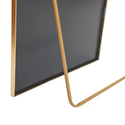 Miroir De Courtoisie Arqué Pleine Longueur 180 X 80 Cm, Adapté à La Chambre, Au Salon, Doré