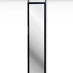 Miroir de porte rectangulaire noir 30 x 120cm Dada Art