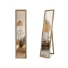 Miroir Debout Tulup 156x36 cm avec un cadre MDF effet bois pour le dressing