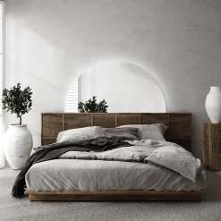 Miroir demi-rond LED 25x50 cm éclairage froid mural design