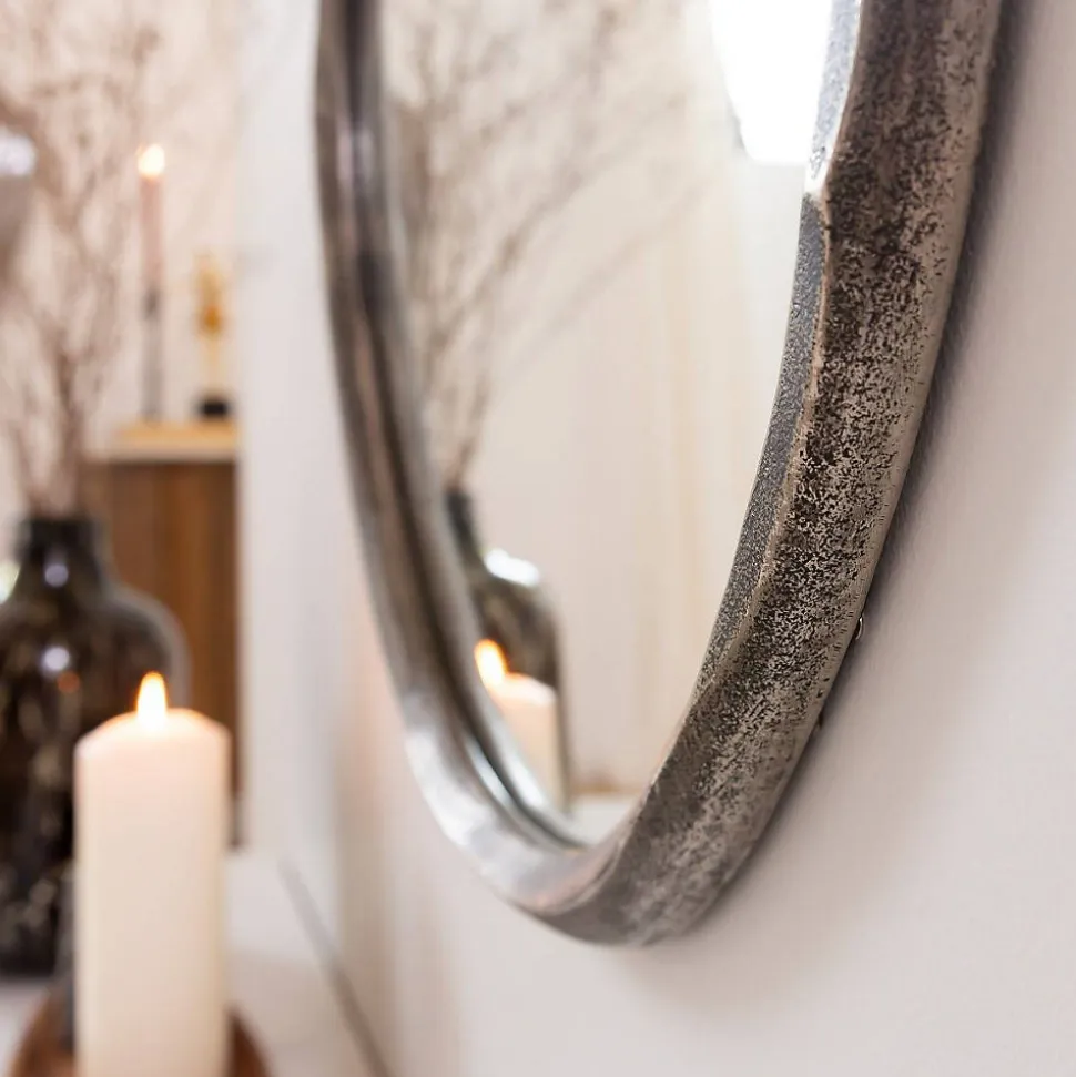 Miroir en aluminium petit modèle Beryl