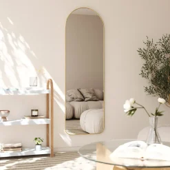 Miroir Hubba 51x157 cm - Laiton - Type: Miroir