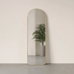 Miroir Hubba 51x157 cm - Laiton - Type: Miroir