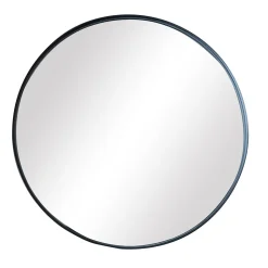 Miroir métal noir Angus Norasia ⌀60cm