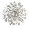 Miroir multifacette métal doré 114cm
