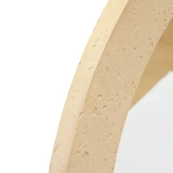 Miroir mural Anaya beige D78cm - Atmosphera