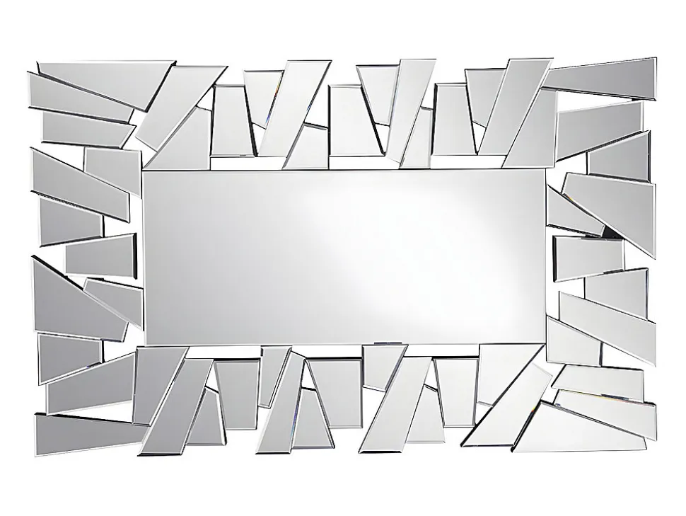 Miroir mural en inox - L. 120 x H. 76 cm - UYUNI