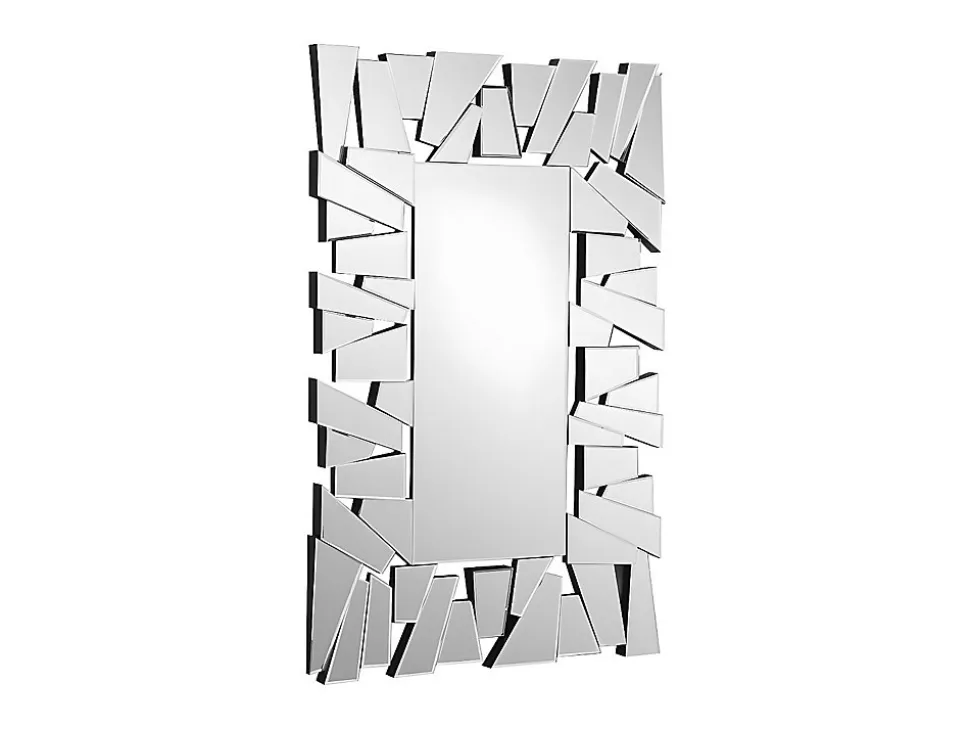 Miroir mural en inox - L. 120 x H. 76 cm - UYUNI