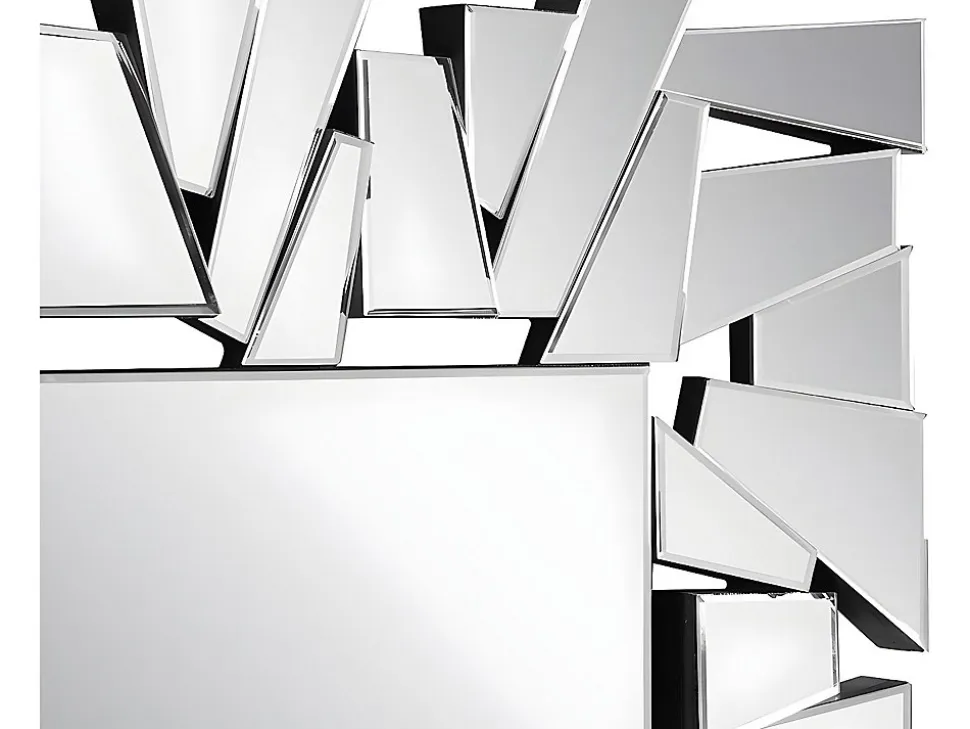 Miroir mural en inox - L. 120 x H. 76 cm - UYUNI