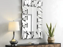 Miroir mural en inox - L. 120 x H. 76 cm - UYUNI