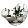 Miroir Mural Irrégulier Wallfluent 77 x 77 cm Miroir Décoratif Moderne Et Original