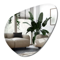 Miroir Mural Irrégulier Wallfluent 68 x 67cm Miroir Déco Forme Libre Pour Chambre Ou Couloir