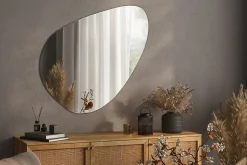 Miroir Mural Irrégulier Wallfluent 68 x 67cm Miroir Déco Forme Libre Pour Chambre Ou Couloir