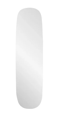 Miroir mural long Deco argent l.130 x L.35 cm MPGlass
