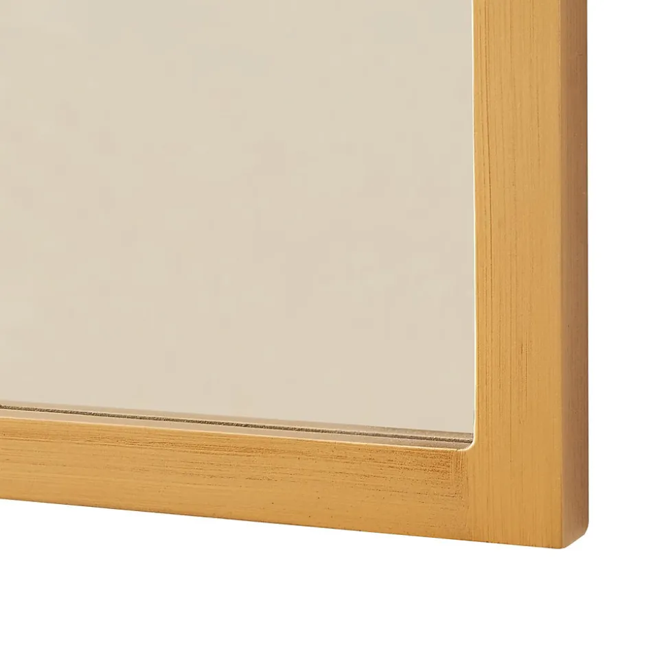 Miroir mural Villalago forme fenêtre arrondie 80 x 60 cm en.casa