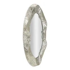 Miroir ovale en métal Argelux 87.5x6.5x128 cm