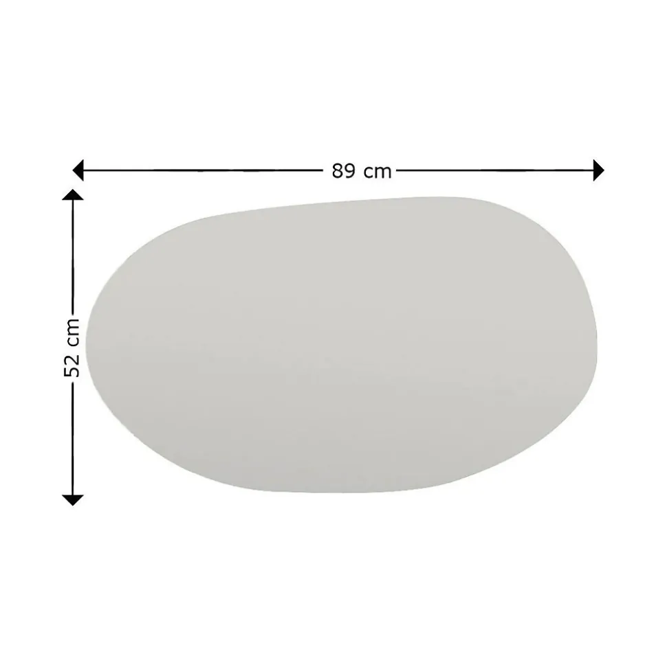 Miroir Pelagus, Verre miroité, Objet d'ameublement mural, Décoration avec miroir, 52x2h89 cm, Noir