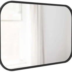 Miroir rectangulaire rebord caoutchouc 61x91 cm Hub