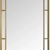 Miroir rectangulaire Venezia en métal doré l.50 x L.80cm Ariane