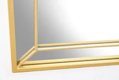 Miroir rectangulaire Venezia en métal doré l.50 x L.80cm Ariane