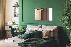 Miroir Rectangulaire Wallfluent 70 x 50 cm Miroir Décoratif Sans Cadre Pour Intérieur