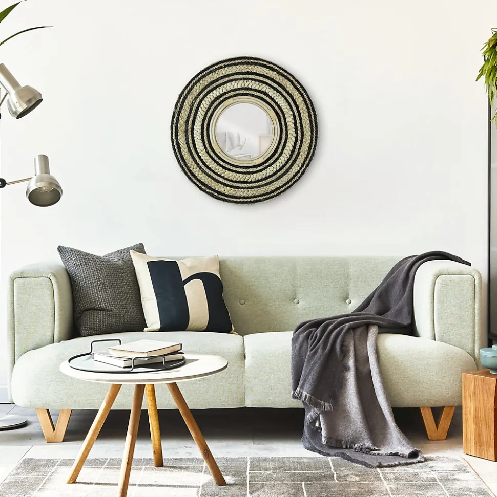 Miroir rond corde Dada Art Ø52 cm noir