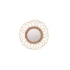 Miroir rond en rotin 30cm, Mahé