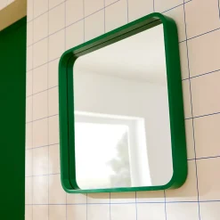 Miroir Sodeco cadre vert l.40 x L.40 cm