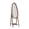 Miroir sur pied en bois de manguier Joyce