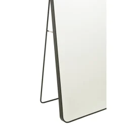 Miroir sur pied en verre noir 55x150 cm
