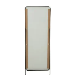 Miroir sur pied en verre noir 55x150 cm