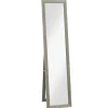 Miroir sur pied et mural rectangulaire dim. 37L x 40l x 157H cm aspect bois gris