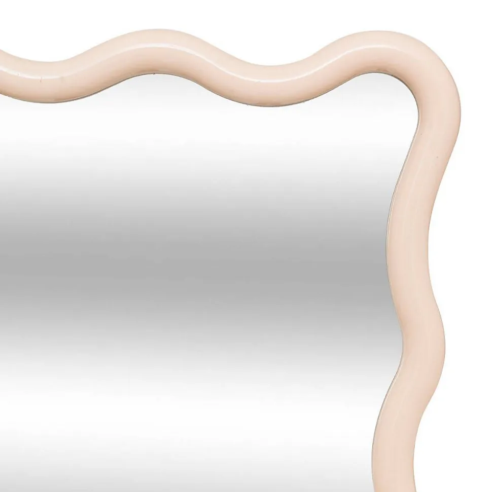 Miroir vague Judy beige 60x38cm - Atmosphera