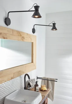 Miroir Wood bois clair L.140 x l.40 cm