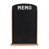 Mémo board ardoise contour bois 53x35cm