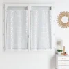 Modulable maille motif pois (60x160 cm - Blanc)