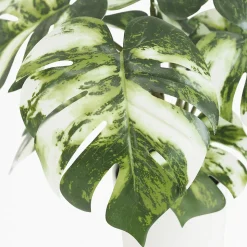 Monstera artificiel variegata toucher naturel 35cm