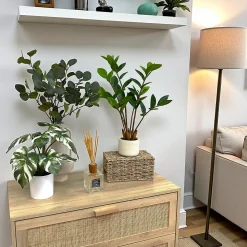Monstera artificiel variegata toucher naturel 35cm