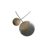 MOONA - Embrasse Magnétique - Bois & Métal Brossé