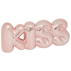Mot à poser Chéri L. 21,5xP. 4xH. 8,5cm céramique assorti- Rose- Atmosphera