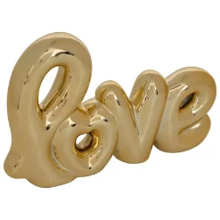 Mot à poser Love L. 21,4xP. 4xH. 14cm céramique assorti- Argent- Atmosphera